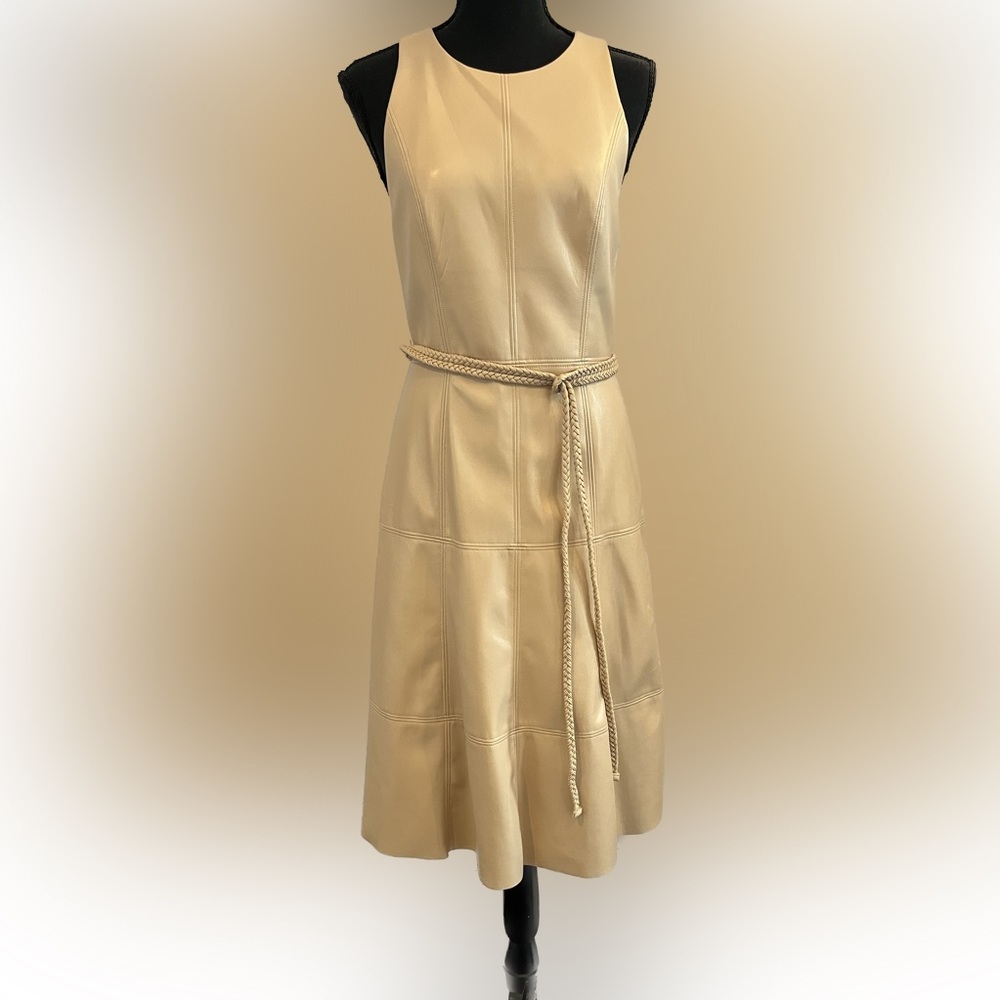 Alice and Olivia Faux Leather Dress